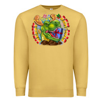 Antique Gold Merry Rexmas Premium Sweatshirt - CowhideDigitalArt