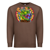 Chestnut Merry Rexmas Premium Sweatshirt - CowhideDigitalArt