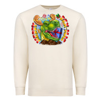Sandshell Merry Rexmas Premium Sweatshirt - CowhideDigitalArt