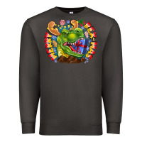 Smoke Merry Rexmas Premium Sweatshirt - CowhideDigitalArt