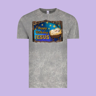 Happy Birthday Jesus Vintage Tee Designed By Ranaportraitstore