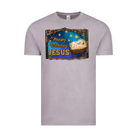 Vintage Zinc happy birthday jesus Vintage Tee - RanaPortraitStore
