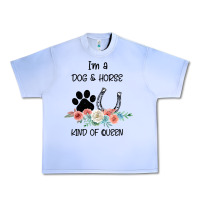 Grape Ice I'm A Dog & Horse Kind Of Queen Pet Lover Owner Urban Heavy Tee - Bettercallsaul