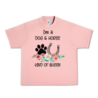 Salmon I'm A Dog & Horse Kind Of Queen Pet Lover Owner Urban Heavy Tee - Bettercallsaul