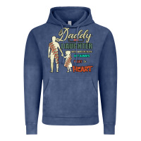 Vintage Denim Daddy And Daughter Not Always Eye To Eye But Always Heart To Heart Vintage Hoodie - Bettercallsaul