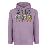 Lavender name vibrant summer greeting with popsicles Heavyweight Hoodie - CowhideDigitalArt