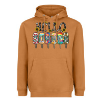 Name Vibrant Summer Greeting With Popsicles Heavyweight Hoodie | Teevron