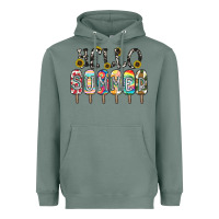 Sage name vibrant summer greeting with popsicles Heavyweight Hoodie - CowhideDigitalArt