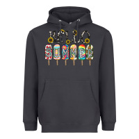 Smoke name vibrant summer greeting with popsicles Heavyweight Hoodie - CowhideDigitalArt