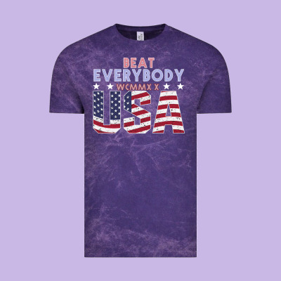 Usa Beat Everybody Vintage Tee Designed By Bettercallsaul