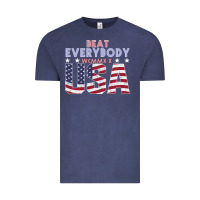 Vintage Denim Usa Beat Everybody Vintage Tee - Bettercallsaul