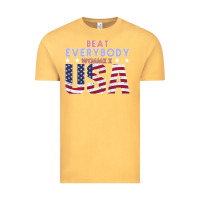 Vintage Mustard Usa Beat Everybody Vintage Tee - Bettercallsaul