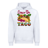 White cinco de taco Urban Hoodie - Artiststas