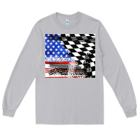 Moon Dust racing checkered flag tumbler tbs Long Sleeve Tee - TumblerDesignByShophia