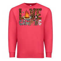 Cardinal Love Camping Premium Sweatshirt - CowhideDigitalArt