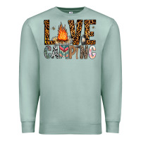 Seafoam Love Camping Premium Sweatshirt - CowhideDigitalArt