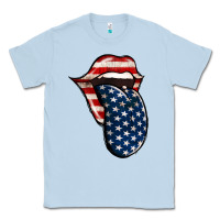 Dusty Blue American Toungue for 4th of July Classic Tee - Bettercallsaul