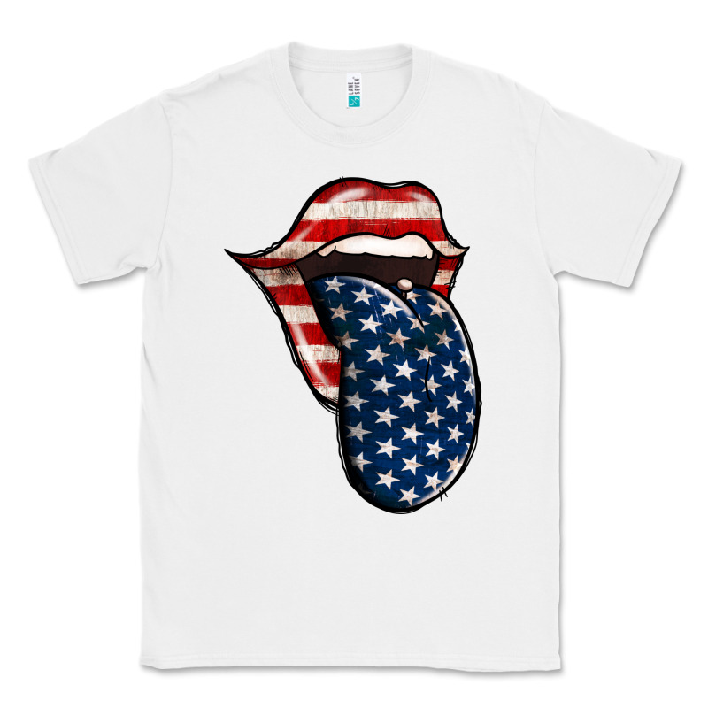American Toungue For 4th Of July Classic Tee by Bettercallsaul | Teevron