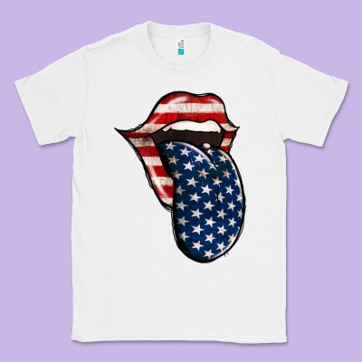 American Toungue For 4th Of July Classic Tee Designed By Bettercallsaul