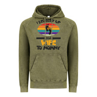 Vintage Olive I Leveled Up From Wife To Mommy Vintage Hoodie - Bettercallsaul