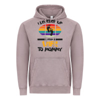 Vintage Zinc I Leveled Up From Wife To Mommy Vintage Hoodie - Bettercallsaul