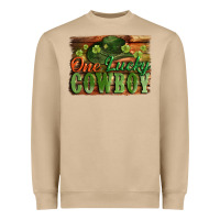 Mushroom One lucky Cowboy St. Patrick's Day Heavyweight Sweatshirt - CowGirlArtShop