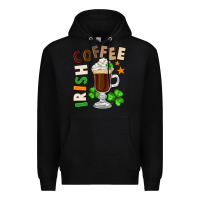 Black Irish coffee St. Patrick's Day Premium Hoodie - FaDigitalArtStudio