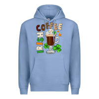 Colony Blue Irish coffee St. Patrick's Day Premium Hoodie - FaDigitalArtStudio