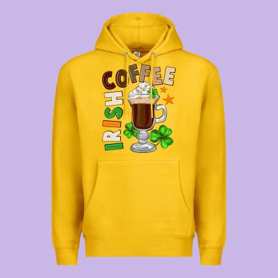 Irish Coffee St. Patrick's Day Premium Hoodie Designed By Fadigitalartstudio