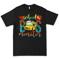 Black school bus monitor Premium Tee - NancyCooperArtShop
