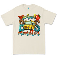 Bone school bus monitor Premium Tee - NancyCooperArtShop