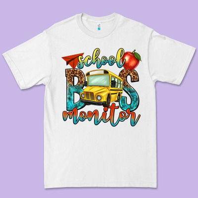 School Bus Monitor Premium Tee Designed By Nancycooperartshop