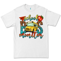 White school bus monitor Premium Tee - NancyCooperArtShop