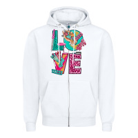 White love with nail elements bbs Zipper Hoodie - BundleAndBundleShop