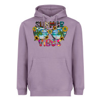 Lavender Summer Vibes Heavyweight Hoodie - CowhideDigitalArt
