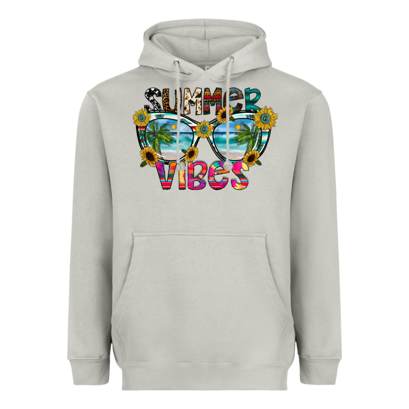 Summer Vibes Heavyweight Hoodie by CowhideDigitalArt | Teevron