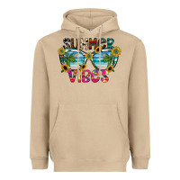 Mushroom Summer Vibes Heavyweight Hoodie - CowhideDigitalArt