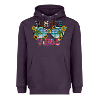 Plum Summer Vibes Heavyweight Hoodie - CowhideDigitalArt