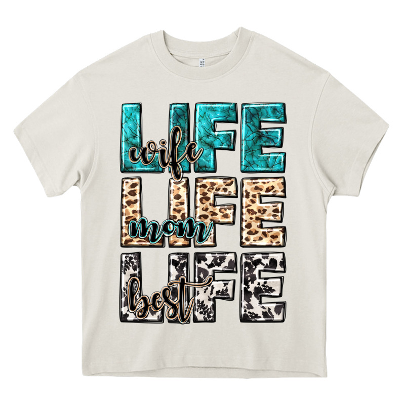 Wife Life Wife Mom Life Best Heavy Core Tee by NancyCooperArtShop | Teevron