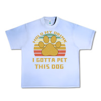 Grape Ice Hold My Drink I Gotta Pet This Dog Urban Heavy Tee - Bettercallsaul