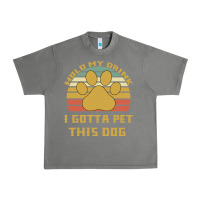 Tornado Hold My Drink I Gotta Pet This Dog Urban Heavy Tee - Bettercallsaul