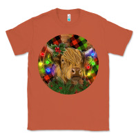 Copper Brown Cow Christmas Classic Tee - RanaPortraitStore
