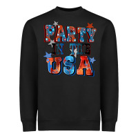 Black Party in the usa 4th of july Heavyweight Sweatshirt - CowGirlArtShop