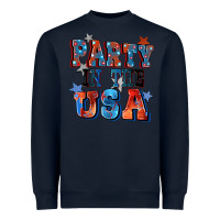 Navy Party in the usa 4th of july Heavyweight Sweatshirt - CowGirlArtShop