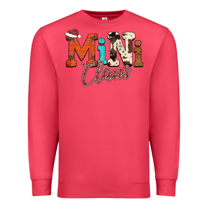Mini Claus Premium Sweatshirt by CowhideDigitalArt | Teevron