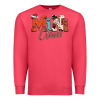 Cardinal Mini Claus Premium Sweatshirt - CowhideDigitalArt