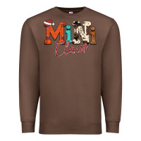 Chestnut Mini Claus Premium Sweatshirt - CowhideDigitalArt
