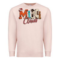 Pale Pink Mini Claus Premium Sweatshirt - CowhideDigitalArt