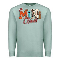 Seafoam Mini Claus Premium Sweatshirt - CowhideDigitalArt