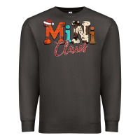 Smoke Mini Claus Premium Sweatshirt - CowhideDigitalArt